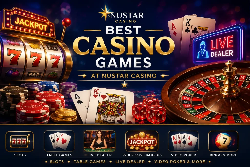 Vibrant NuStar casino promotional banner