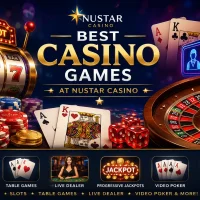 Vibrant NuStar casino promotional banner
