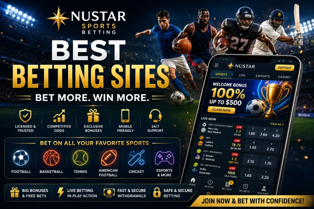 nustar Best sports betting app banner