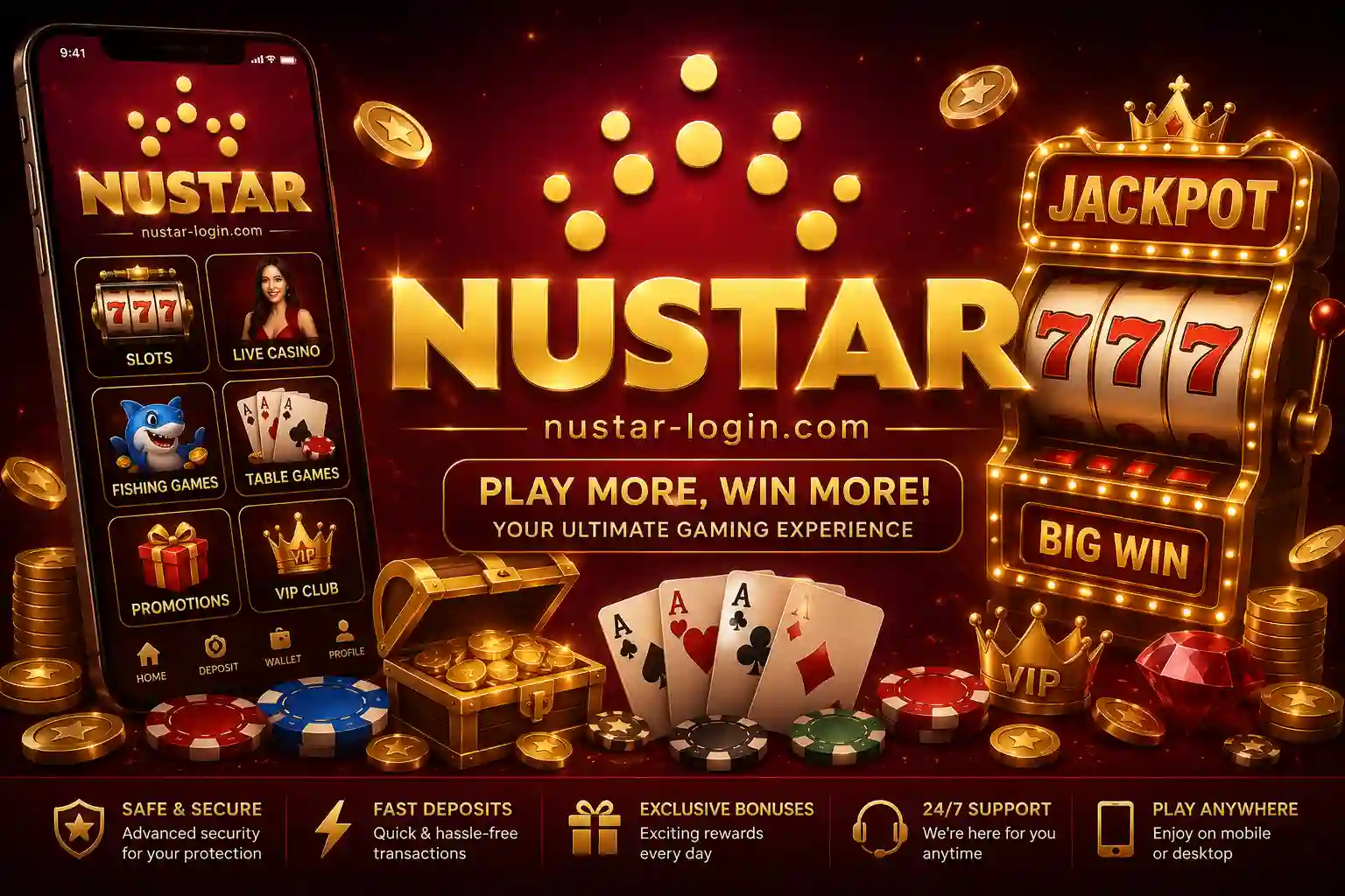 compressed_nustar Luxurious casino app promotion design